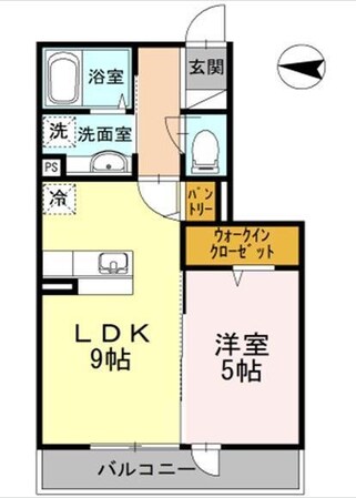 プランドール柴又の物件間取画像